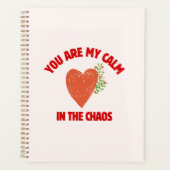 Jij Bent Mijn Rust in de Chaos Planner (Voorkant)