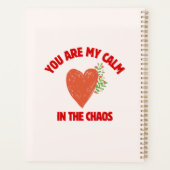 Jij Bent Mijn Rust in de Chaos Planner (Achterkant)
