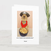 Jij bent mijn schat! feestdagen kaart (Achterkant)