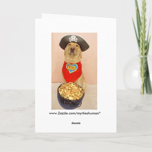 Jij bent mijn schat! feestdagen kaart (Achterkant)