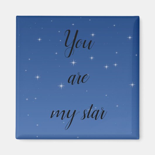 Jij bent mijn ster Magnet (Voorkant)