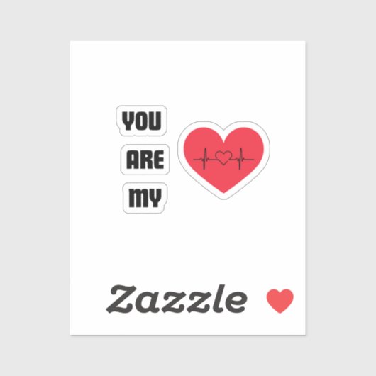 Jij bent mijn sticker (Vel)