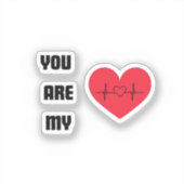 Jij bent mijn sticker (Voorkant)