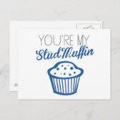 Jij bent mijn studentenmuffin briefkaart (Voorkant / Achterkant)