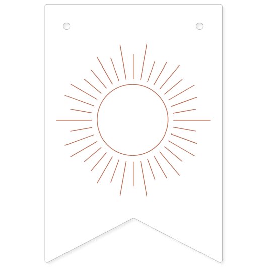 Jij bent mijn Sunshine Baby shower Bunting Flags Vlaggetjes (Eerste vlag)