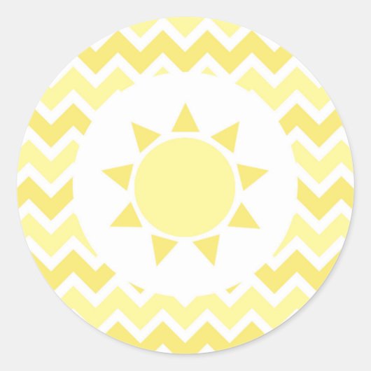 Jij bent mijn Sunshine baby shower envelop zegel (Voorkant)