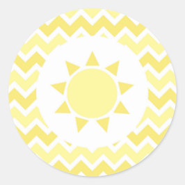 Jij bent mijn Sunshine baby shower envelop zegel