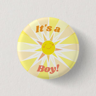 Jij bent mijn Sunshine Baby shower... Het is een j Ronde Button 3,2 Cm