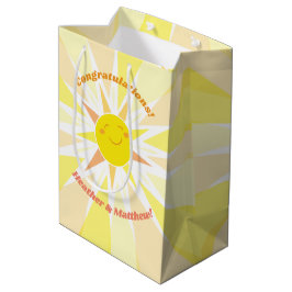 Jij bent mijn Sunshine Baby shower Medium Cadeauzakje