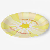 Jij bent mijn Sunshine Baby shower Papieren Bordje (Gekanteld)