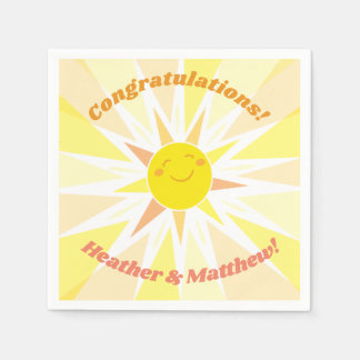 Jij bent mijn Sunshine Baby shower Servet