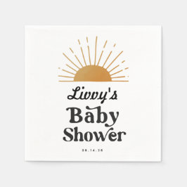 Jij bent mijn Sunshine Baby shower Servet