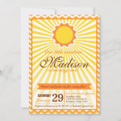 Jij bent mijn Sunshine Birthday Party Uitnodiging (Voorkant)