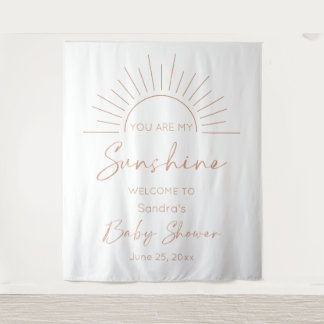 Jij bent mijn Sunshine Boho Baby shower Wandkleed