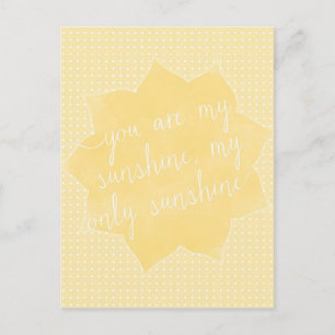 Jij bent mijn Sunshine briefkaart