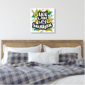 Jij bent mijn Sunshine Canvas Afdruk (Insitu (Slaapkamer))