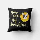 Jij bent mijn Sunshine, Franse Bulldog Kussen (Achterkant)