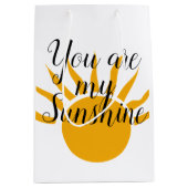 Jij bent mijn Sunshine Gift Bag Medium Cadeauzakje (Voorkant)