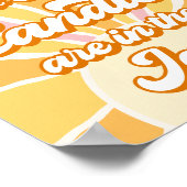 Jij bent mijn Sunshine Guess Hoeveel Snoepjes Spel Poster (Hoek)