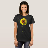 Jij bent mijn Sunshine Half Zonnebloem Beagle T-shirt (Voorkant volledig)
