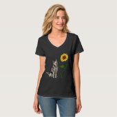 Jij bent mijn Sunshine Husky T-shirt (Voorkant volledig)