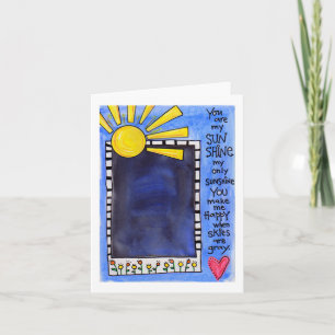 Jij bent mijn Sunshine kaart