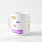 Jij bent mijn Sunshine Keepsake Koffiemok (Voorkant links)