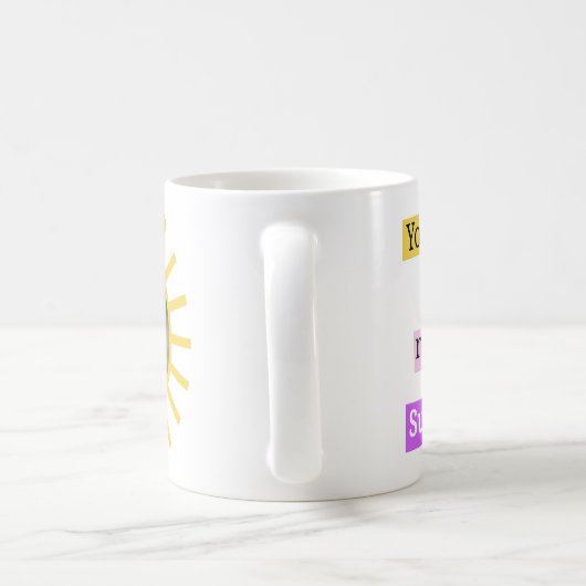 Jij bent mijn Sunshine Keepsake Koffiemok (Handvat)