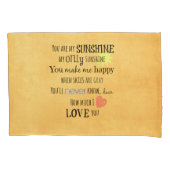 Jij bent mijn Sunshine Kussensloop (Voorkant)