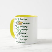 Jij bent mijn Sunshine Mok (Voorkant links)