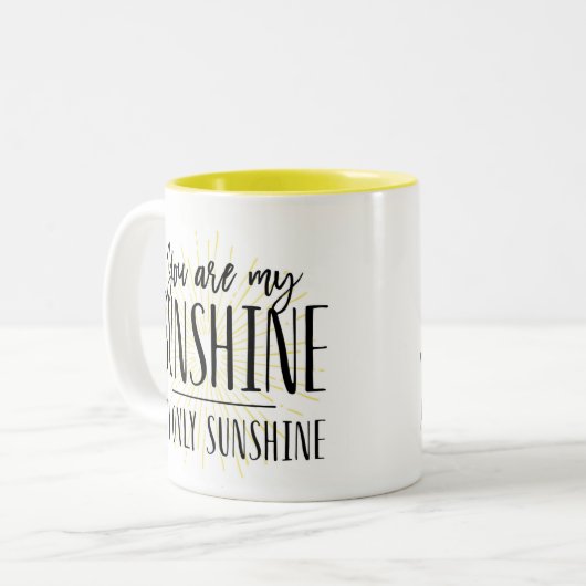 Jij bent mijn Sunshine Mok Coffee Cup (Voorkant links)