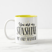 Jij bent mijn Sunshine Mok Coffee Cup (Links)