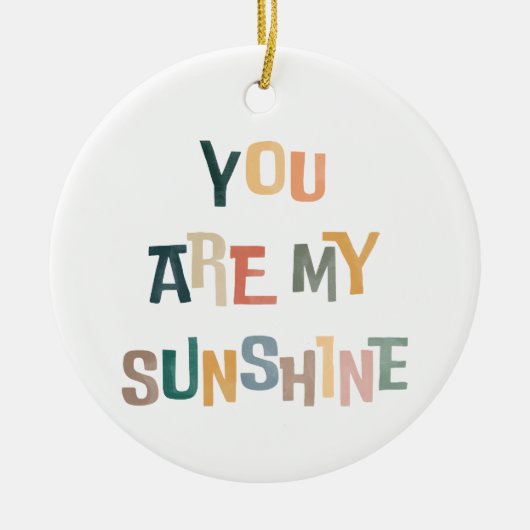 Jij bent mijn Sunshine Ornament (Voorkant)