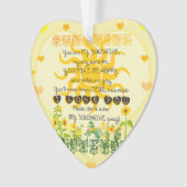 Jij bent mijn Sunshine Ornament (voorkant)
