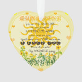 Jij bent mijn Sunshine Ornament (voorkant)