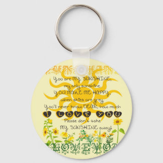 Jij bent mijn Sunshine Sleutelhanger