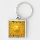 Jij bent mijn Sunshine Sleutelhanger/Ring Sleutelhanger (Voorkant)