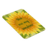 Jij bent mijn Sunshine Sunflower Flower Quote art Magneet (Rechterzijde)