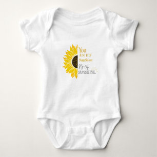 Jij bent mijn Sunshine Sunflower Romper