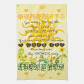 Jij bent mijn Sunshine Theedoek (Verticaal)