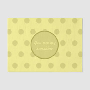 Jij bent mijn Sunshine Tissue Paper (Butter Yellow Tissuepapier