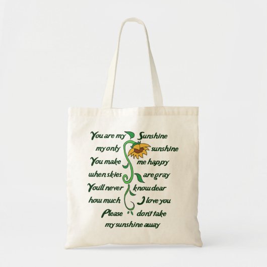 Jij bent mijn Sunshine Tote Bag (Voorkant)