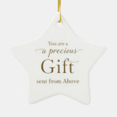 Jij bent mijn sushi kerstversiering keramisch ornament (Achterkant)