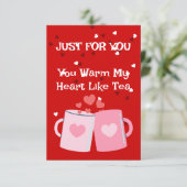 Jij bent mijn Tea Time Delight Kaart (Staand voorkant)