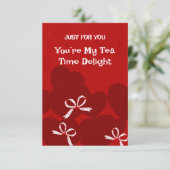 Jij bent mijn Tea Time Delight Kaart (Staand voorkant)