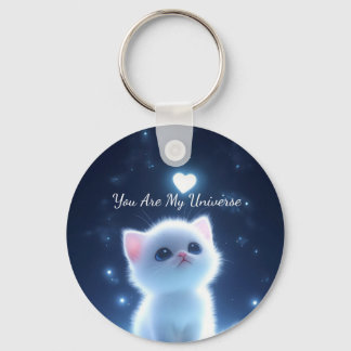 Jij Bent Mijn Universum Knuffelkat Melkweg Sleutel Sleutelhanger