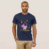 Jij bent mijn universum - Schattigee astronaut rui T-shirt (Voorkant volledig)