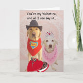 Jij bent mijn Valentijn,... Feestdagen Kaart (Voorkant)