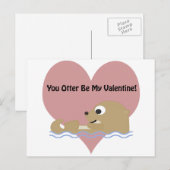 Jij bent mijn Valentijn Feestdagenkaart (Voorkant / Achterkant)