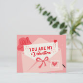 Jij bent mijn valentijn feestdagenkaart (Staand voorkant)